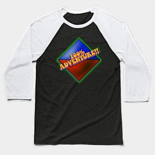 100% Adventure Baseball T-Shirt